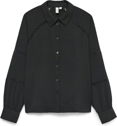 VERO MODA - VMGUSLA L/S SHIRT WVN BTQ GA - Dames - Blouses