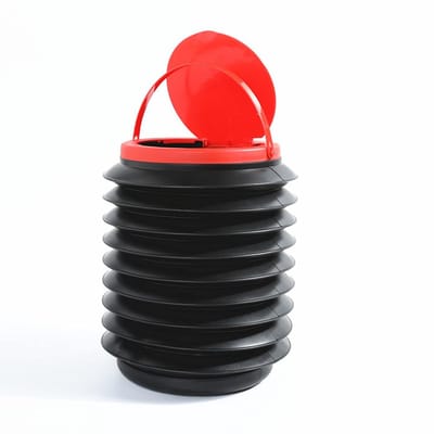 4L - Opvouwbare vuilnisbak voor in de auto - 18×6cm - Waterdichte vuilnisbak - Leuke opbergbak voor in de auto