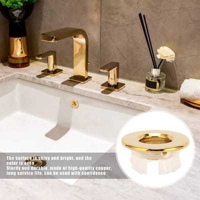 Dailygoods - Messing Wastafel Gootsteen Overloop Kap voor Badkamer