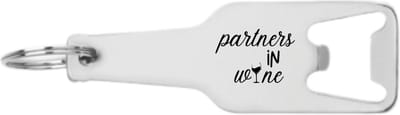 Akyol - partners in wine flesopener - Liefde - wijnliefhebbers vrienden - cadeau - 105 x 25mm