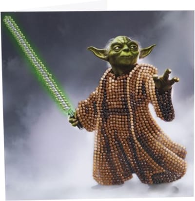 Crystal Card Kit | Diamond painting Star Wars Yoda