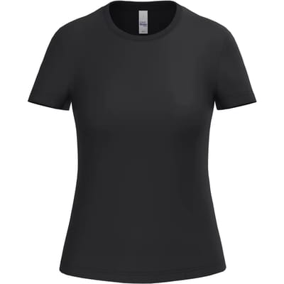 iDeal Basic Brand iDeal190 dames T-shirt IB321 - Ideal Black - XS