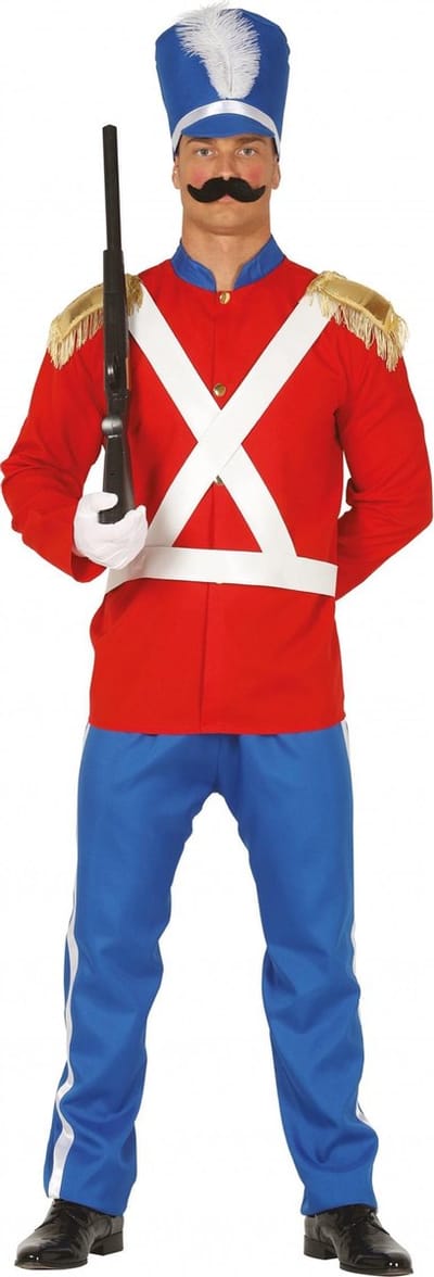 Fiestas Guirca Verkleedpak Little Soldier Heren Rood/blauw Mt L