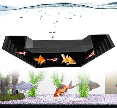 Solidchoice - Onderwater Tunnel voor Aquarium met Schuilplaats voor Vissen en Garnalen