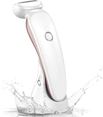 Elektrisch Scheerapparaat voor Vrouwen - 2-in-1 Scheermes en Bikinilijn Trimmer - Nat en Droog Gebruik