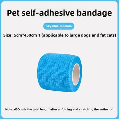 Chien Housse de Pied Jetable Petit Chien Chaussures pour Animaux Ours en Peluche Ne Tombe Pas Bandage de Pied Sortie Anti-saleté Enveloppe de Pied blue
