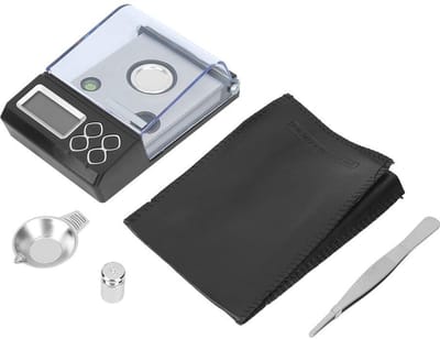 JHUBERS- Pocket Scale - Hoge Precisie - Digitale Weegschaal - Mini Weegschaal - Laboratorium/juwelen - LCD Achtergrondverlichting - Lichtgewicht/compact