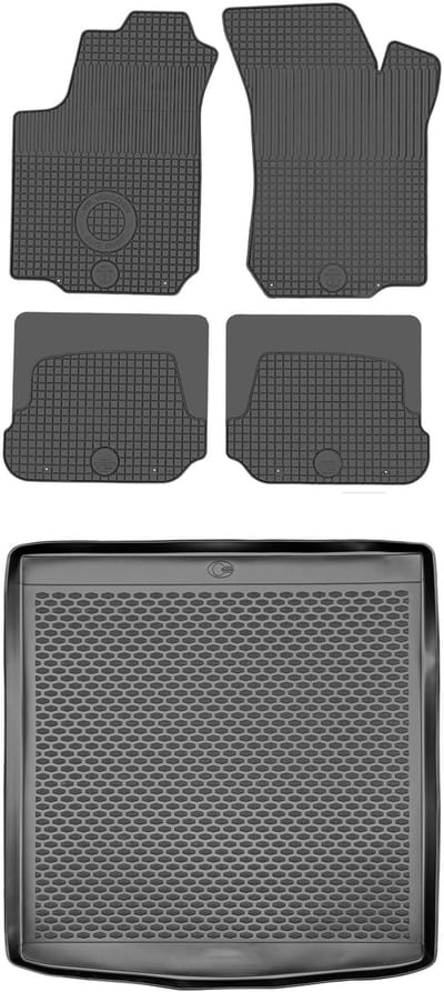 Max-Dywanik DOMA Serie - Bagażnik en Automatten Set - Skoda Octavia I Liftback - Zonder Stoppers