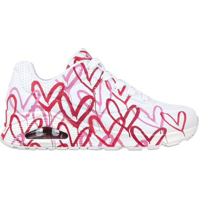 Sneakers Skechers Baskets Imprimé De Coeur Uno Spread The Love