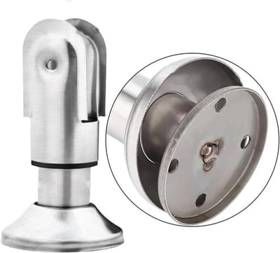 Sanitaire Beugel - Scheidingsvoet Toilet - Badkamer Ondersteuning - Roestvrij Staal - 6 Cm Diameter - Zilverkleurig