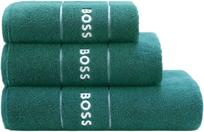 Hugo Boss handdoek - Plain - Everglade - 50x100 cm