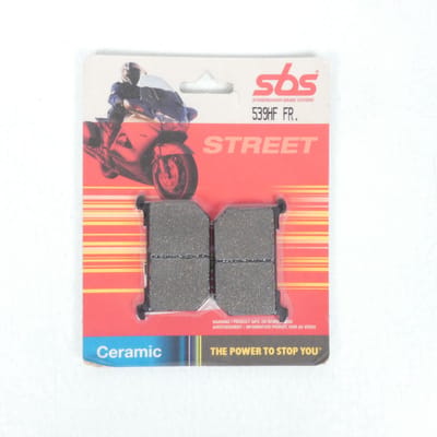 Plaquette de frein AV SBS pour moto Kawasaki 400 GPZ 1983 à 1984 539HF Neuf