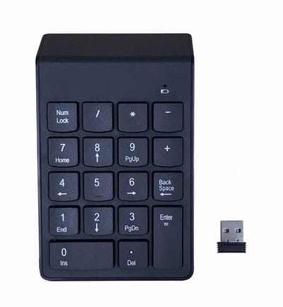Gembird Draadloos Numeriek Toetsenbord - Batterij Inbegrepen - Compact Wireless Design