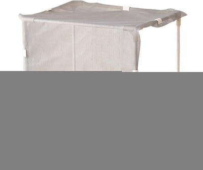 Planten broeikas - Mini kas - Winterteelt ondersteuning - Verhoogde bodem bescherming - 34 x 26 x 29 cm - Wit