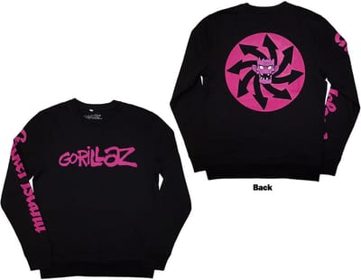 Gorillaz - Craker Island Pazuzu Spiral Sweater/trui - XXL - Zwart