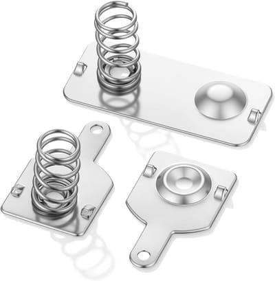 Batterijveercontacten - Accu contacten - Apparaten Repareren - Hoge Geleiding - 45 stuks - Zilver