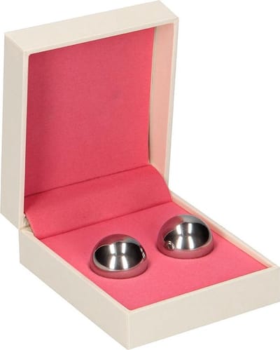 Shots Toys Ben Wa Balls Metalen Vaginale Balletjes Medium Gewicht - Zilver