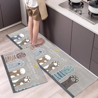 Keukenmat Antislipbadmat Zachte slaapkamervloermat Woonkamertapijt Deurmat Keukentapijt 40cmx60cm 40cmx120cm