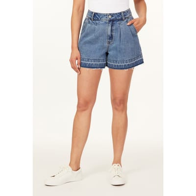 Scotch & Soda Denim Trouser Short Flatiron Taglia: W24 | Pantaloncini Outlet | Donna
