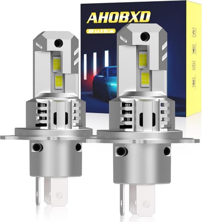 Set van 2 Ultra Heldere H4 LED Lampen 30000 LM - 900% Meer Licht - Plug & Play Vervanging