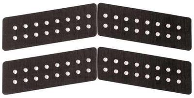 Ocean & Earth Boomerang Surf Traction Pad 4 Eenheden Zwart