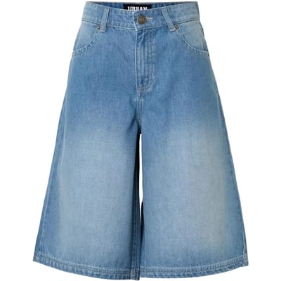Urban Classics Ladies Denim Bermuda Dames Shorts - blauw - 27