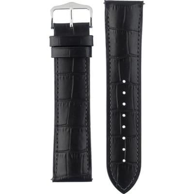 HIRSCH DUKE XL BLACK CALF 24/22MM 01028250-2-24