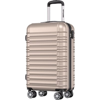 TRVLMORE Handbagage Koffer - 38L - Cijferslot - Lichtgewicht - Trolley - 54x34x20cm - Past binnen 55x40x20 cm - Champagne