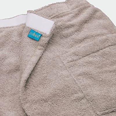 Sauna Kilt voor Mannen met Elastische Band en Klittenbandsluiting L/XL Beige