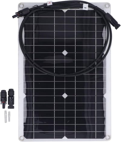 25 W Monocrystalline Zonnepaneel, 18 V, Hoogwaardige Fotovoltaïsche Module voor Campers, Boten en Tuingebruik