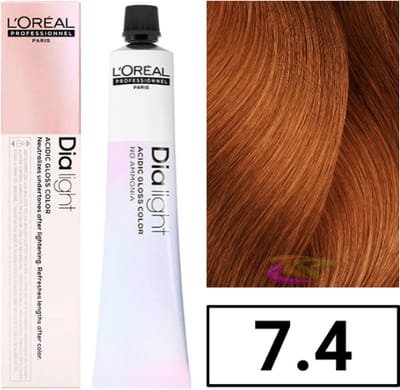 Dia Light Gel-crème Acide Zonder Ammoniak #7,4 50 ml