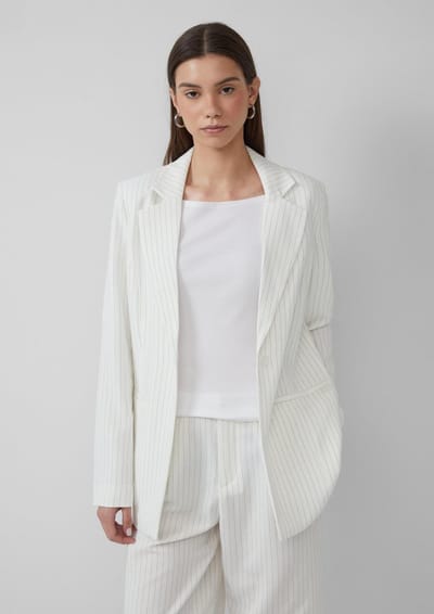 Q/S designed by - Vest - Maat S - Vrouwen - 03J0 WHITE - voering