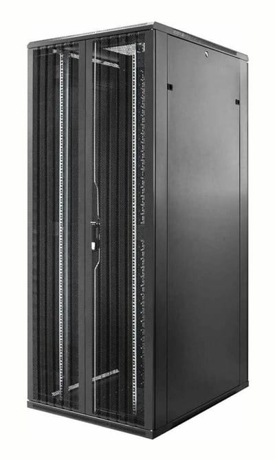 DSIT 47U serverkast met dubbele geperforeerde voor- en achterdeur 800x1200x2200mm (BxDxH) - serverbehuizing - serverrack - 19 inch