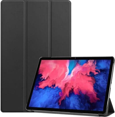 Hoes Geschikt voor Lenovo Tab P11 Pro hoes - Hoes Geschikt voor Lenovo Tab P11 Pro bookcase Zwart - Trifold tablethoes smart cover - hoes Hoes Geschikt voor Lenovo Tab P11 Pro 11.5 inch - Ntech