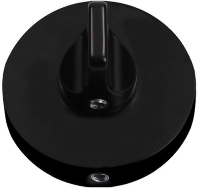 Gamet - Toiletslot Rozet - Zwart Mat - Rond