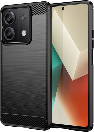 Coverup Hoesje - Geschikt voor Xiaomi Redmi Note 13 5G Hoesje - Coverup Armor Brushed TPU Back Cover - Zwart