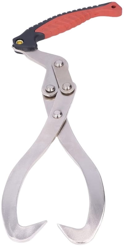 Dailygoods- Houttang 43 Cm - Professionele Houthakkerstang - Draagbare Houthijstang - Antisliphandvat - Voor Het Hijsen van Hout - Gemakkelijk Vervoer van Loggen - Houtgrijper