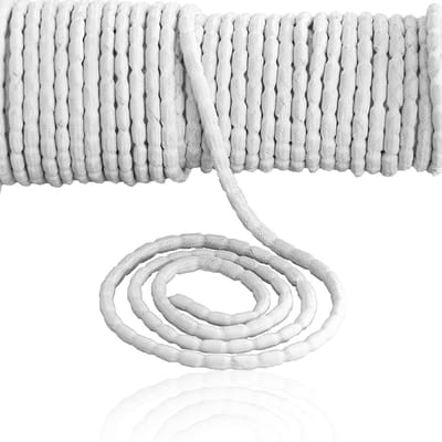 Allecto - Heavy Lead Chain - Zware Loodketting voor Gordijnen - 10m - Ideaal voor Gewichten - Wit - Perfecte Kreukels - Geschikt voor Huishoudelijk...