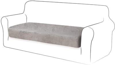 Unyqoos ® Luxueuze Fluweelzachte Kussenhoes voor Bankkussens in Stijlvol Lichtgrijs Design
