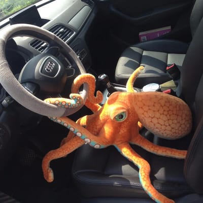Echte Grote Octopus Knuffel Octopus Pluche Speelgoed Kussen Zeebodem Dier Knuffel Realistisch Cadeau 55cm brown