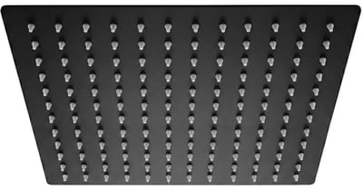 Rea - Vierkante Regendouchekop Js-p015b 30cm Black - 30 x 30 x 0,2 cm