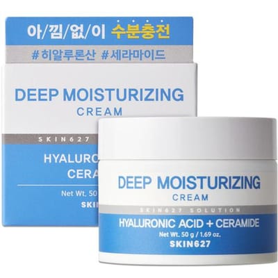 Skin627 Crème Hydratante Profonde pour le Visage 50G