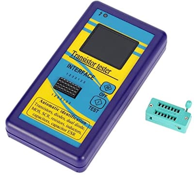 Multifunctionele transistortester voor diode, weerstand, ESR, en capaciteit met LCR-meetinstrument