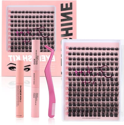 Clusterwimpers - Individuele wimpers - Zelf wimperextensions - Zachte individuele wimpers - 9-15 mm - Zwart