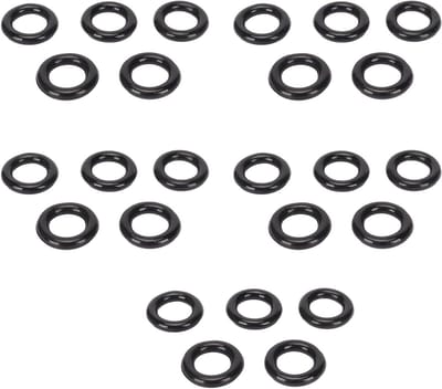 25 Stuks Spoelopwinder Rubber Ringen voor Naaimachine - Vervangende Onderdelen 24mm en 37mm voor Industriële Toepassingen