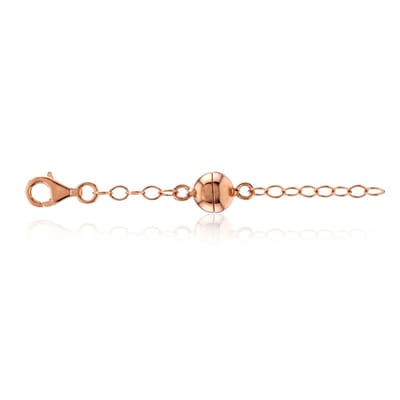 Cavill - Zilveren ketting 925 Sterling zilver - Rosé verguld - Elegante moderne ketting met magneetsluiting - Stijlvol duurzaam sieraden