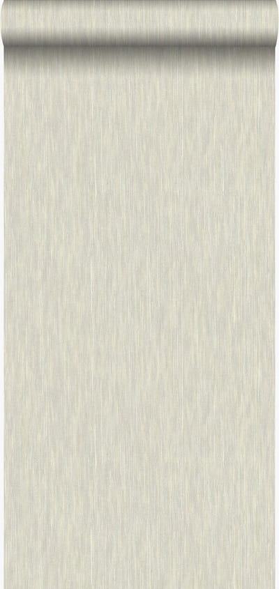 Origin Wallcoverings behang grasweefsel met linnen look beige - 53 cm x 10.05 m - 347316