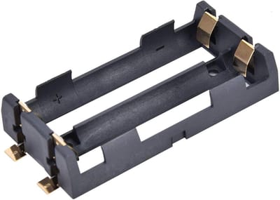 Batterij Houder - Opslag Box - DIY Projecten - Stabiele Constructie - 2 Stuks - Zwart