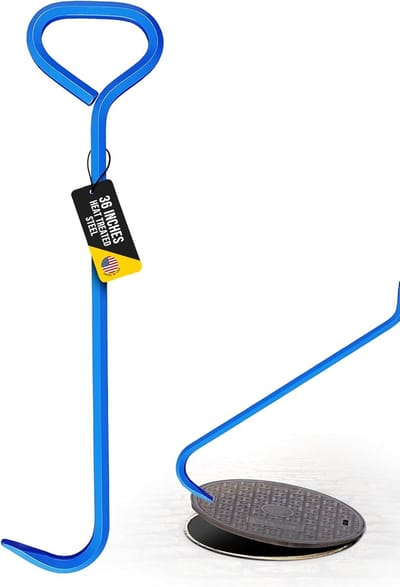Hijshaak - Mangataak Hefgereedschap - Zwaar Tilwerk - Vergroot Handvat - 91cm Lengte - Blauw