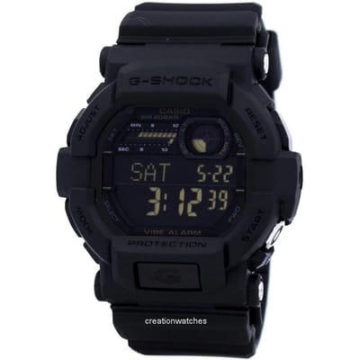 Casio G-Shock Digital GD-350-1B GD350-1B Heren horloge zwart